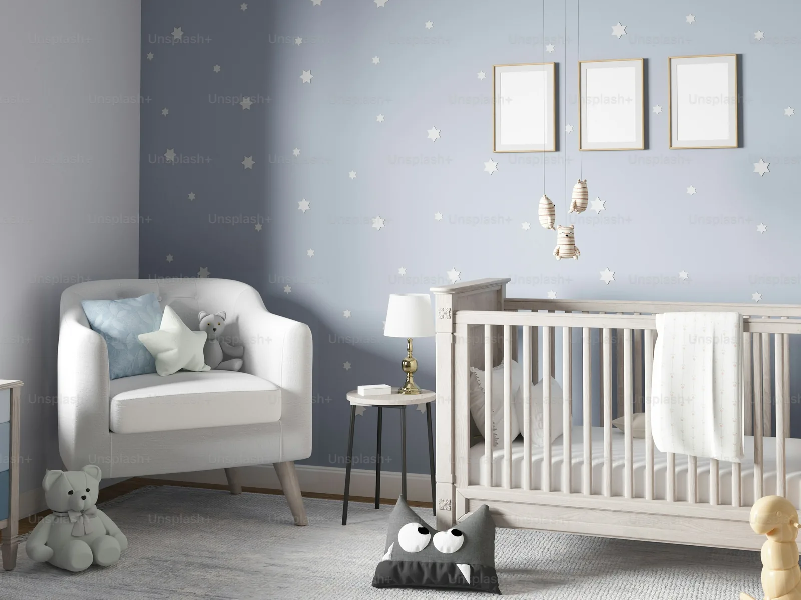 Quarto preparado para a chegada de um filho — a preparação material é só parte do processo.